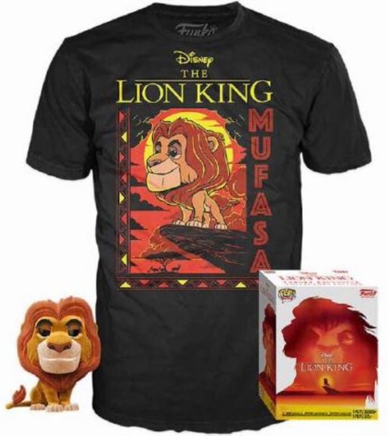 FUNKO ACTION FIGURES FUNKO POP&TEE THE LION KING:MUFASA TG.XL
